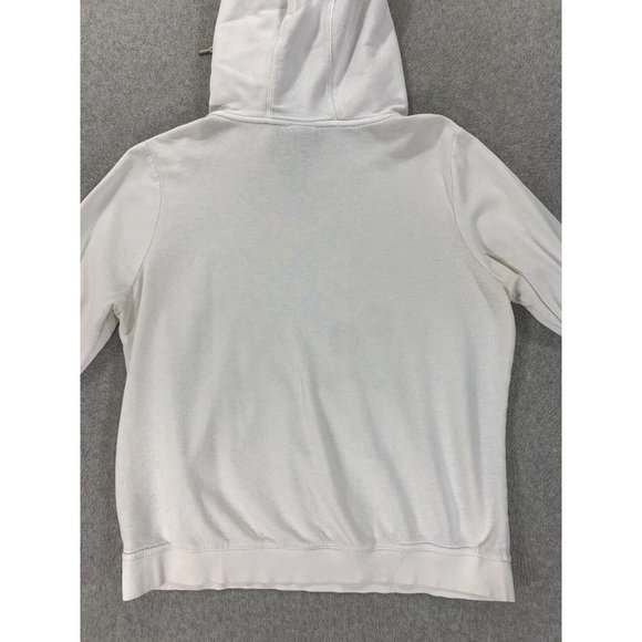 Nike‎ Just Do It Blue Label Cowl Neck Hoodie Sweatshirt (Women's Large) White - Picture 13 of 13